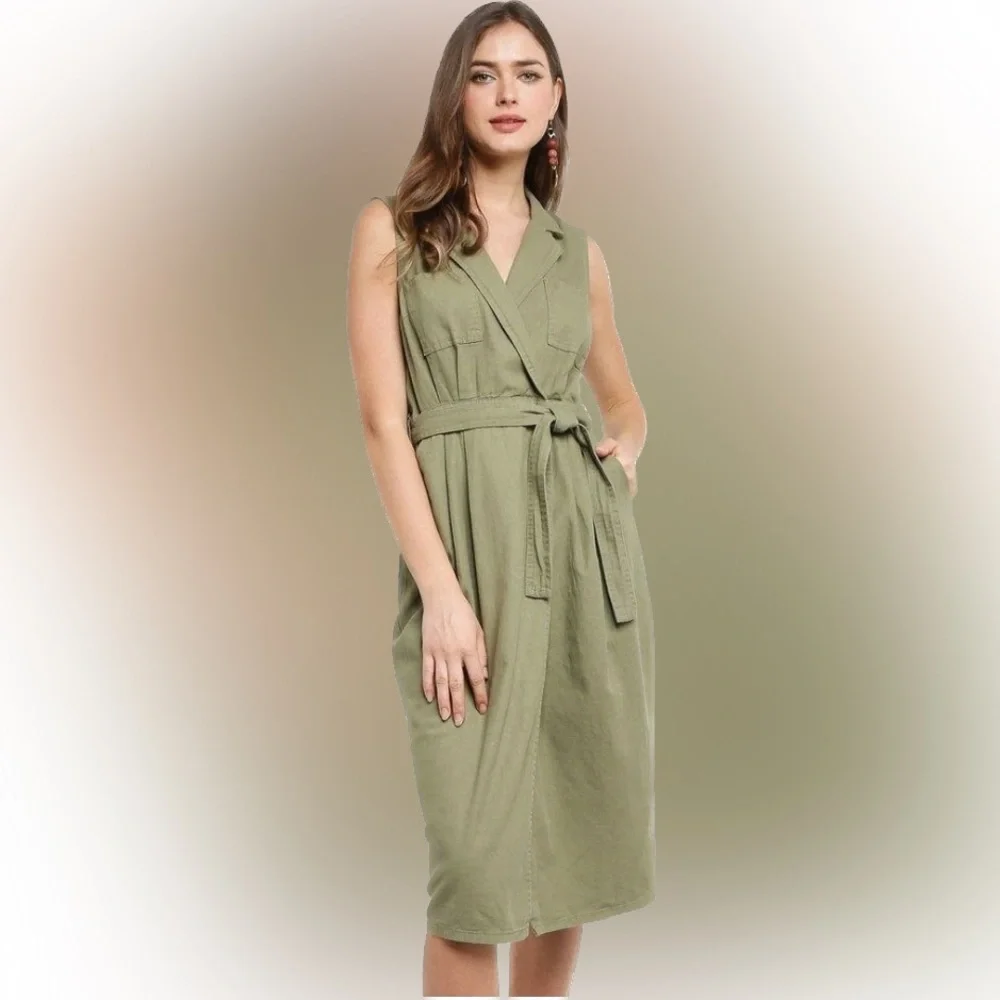 Midi Wrap Dress - Picture 2 of 10